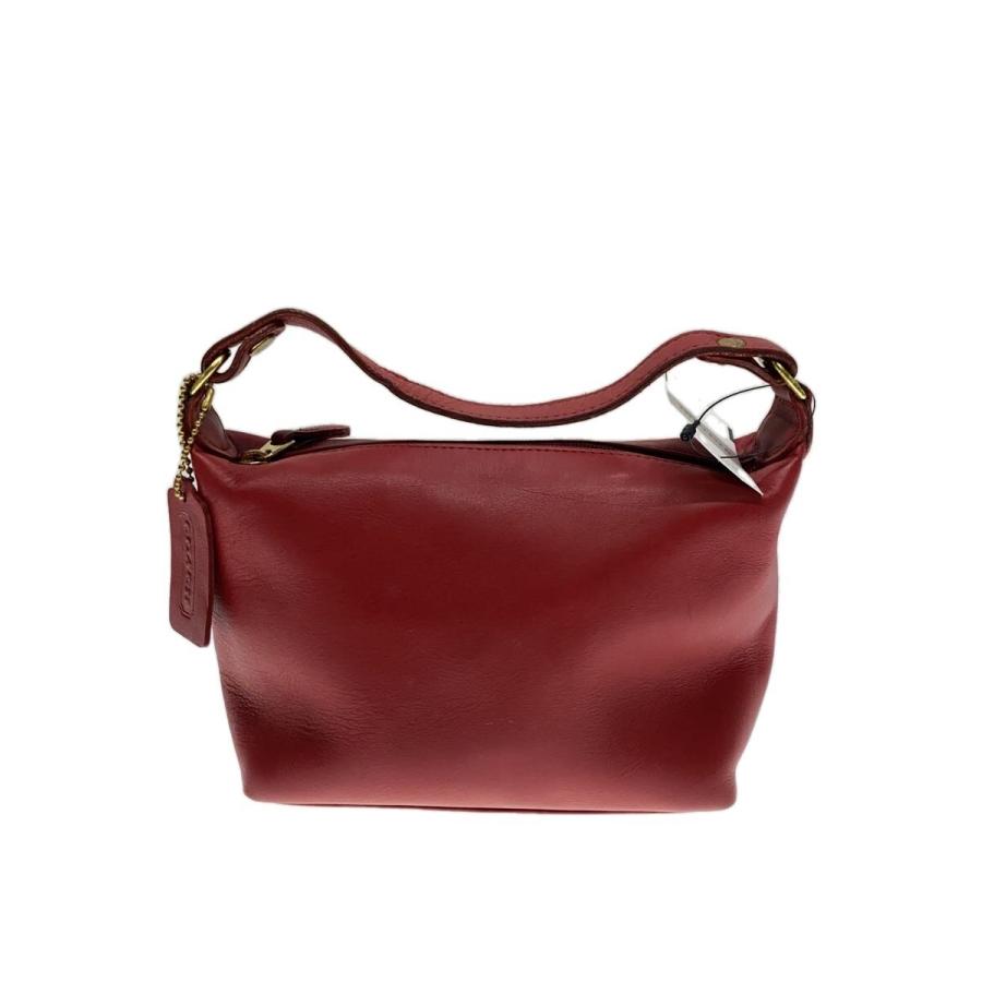 オールドコーチCOACH ハンドバッグ COACH◇オールドコーチ/ミニハンドバッグ/レザー/レッド/無地