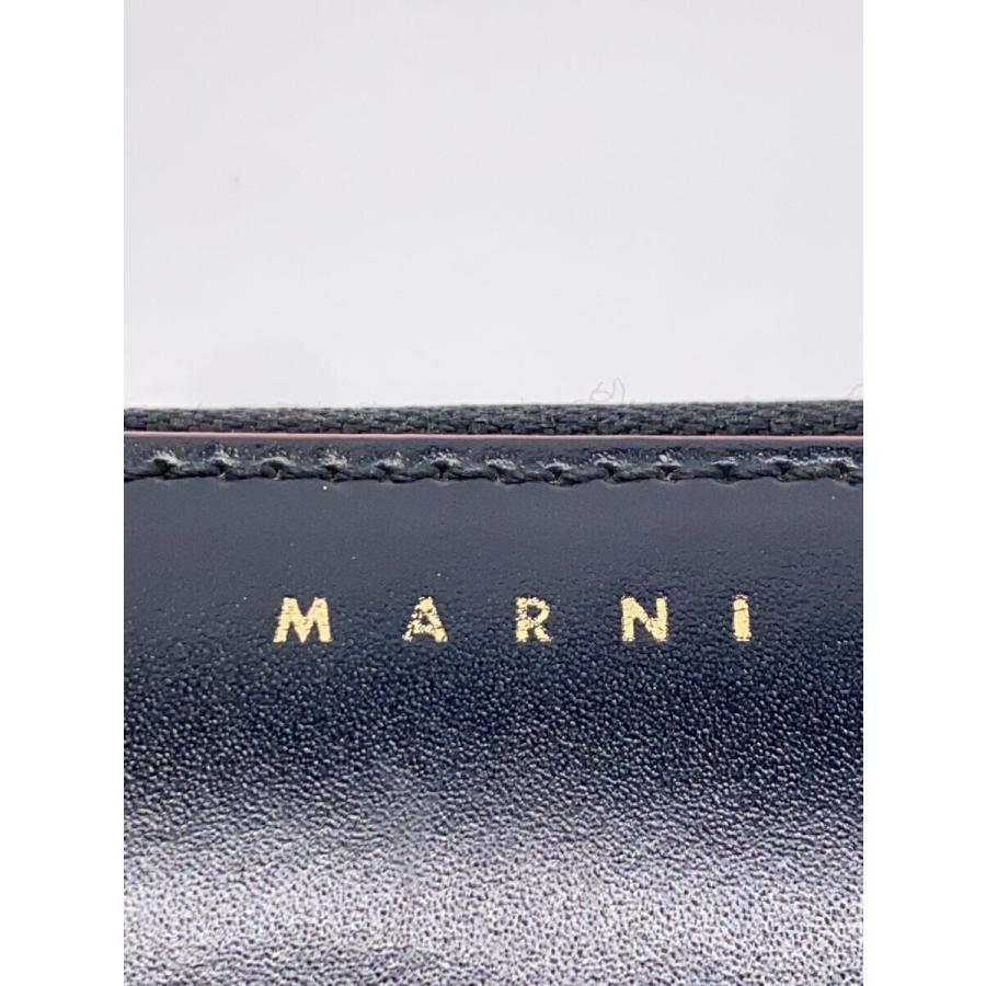 MARNI◇長財布/レザー/BLK/無地/メンズ : セカンドストリートYahoo!店