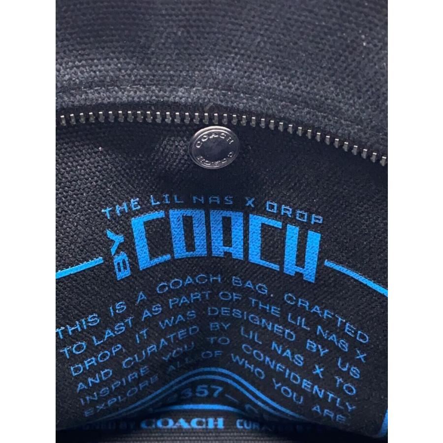 COACH◇ショルダーバッグ/キャンバス/BLK/無地/LIL NAS X DROP COACH◇ショルダーバッグ/キャンバス/BLK/無地/LIL NAS X DROP