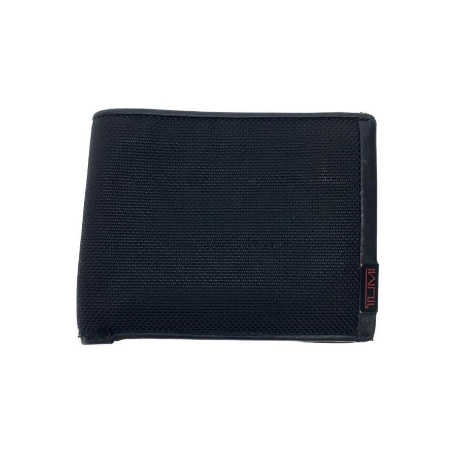 TUMI 二つ折り財布 ブラック TUMI◇2つ折り財布/--/BLK/メンズ : セカンドストリートYahoo!店