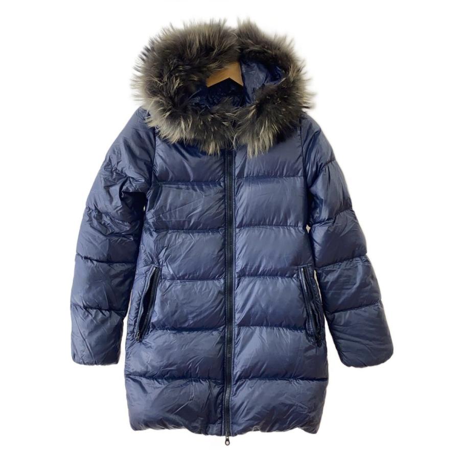 DUVETICA / ロングダウンジャケット/38/ナイロン/NVY/d.037.00 DUVETICA◇KAPPA/ダウンジャケット/38/ナイロン/NVY/D.037.00.U/1057.R