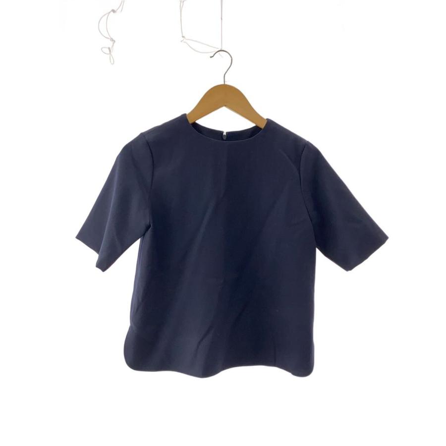 IVY IM NAVY/半袖ブラウス/36/ウール/NVY/IVY-0003// : セカンド