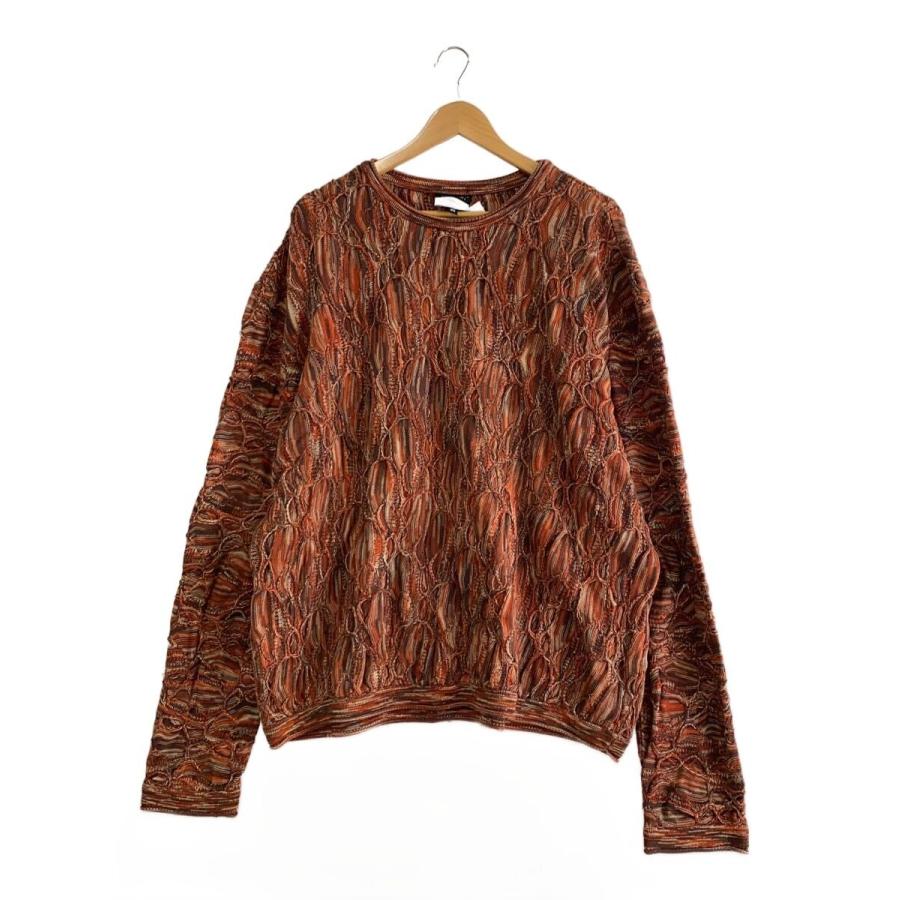 COOGI◇ニット・セーター(厚手)/XXL/コットン/BRW/無地// : セカンド