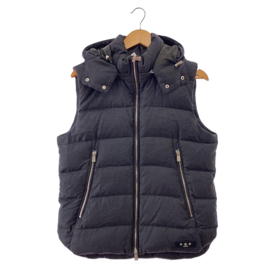 TATRAS◇REONARDO/ダウンベスト/3/ウール/GRY/MTA17A4299/毛玉有/穴