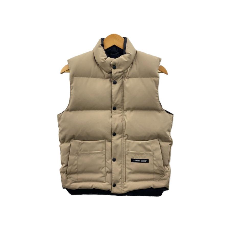CANADA GOOSE◇ダウンベスト/XS/ポリエステル/BEG/無地/4131JM 