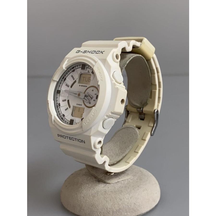 【良品】G-SHOCK Gショック デシアナ クォーツ腕時計 CASIO◇クォーツ腕時計・G-SHOCK/デジアナ/WHT/WHT : セカンド