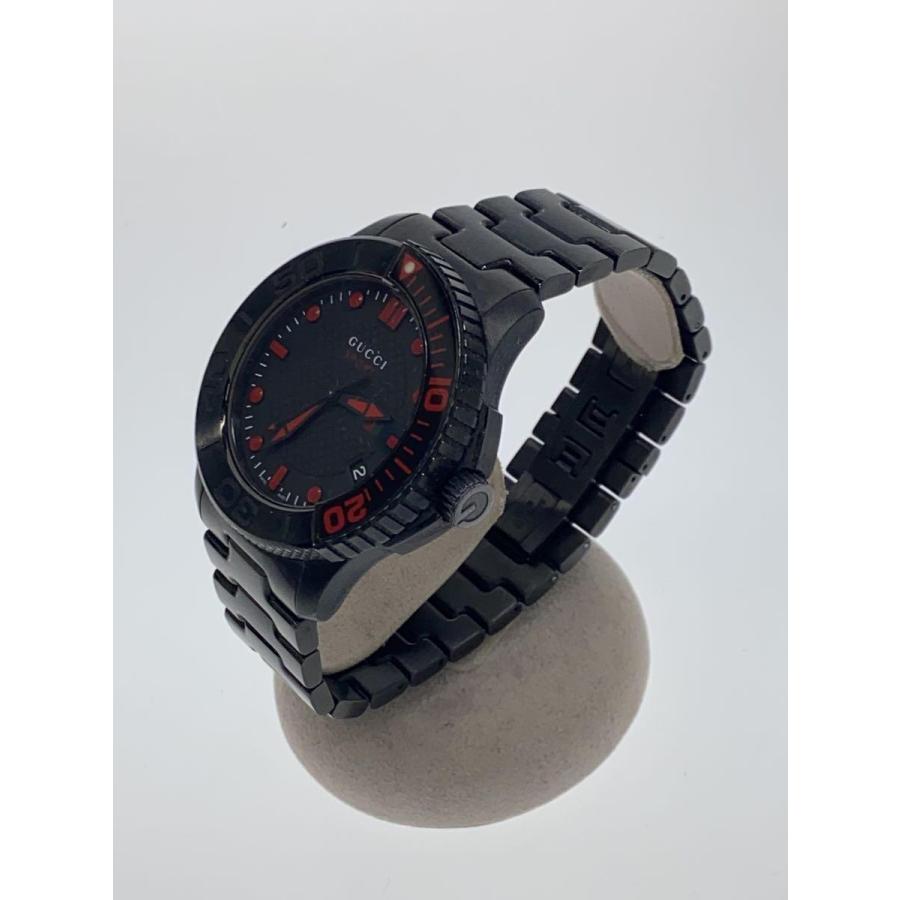 GUCCI◇G-Timeless Sport/腕時計/アナログ/ステンレス/BLK/BLK GUCCI◇G-Timeless Sport/腕時計/アナログ/ステンレス/BLK/BLK