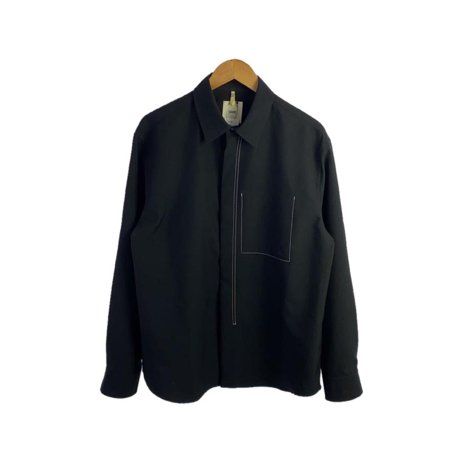 OAMC(OVER ALL MASTER CLOTH)◇22AW/Lan Shirt/M/ポリエステル/BLK 