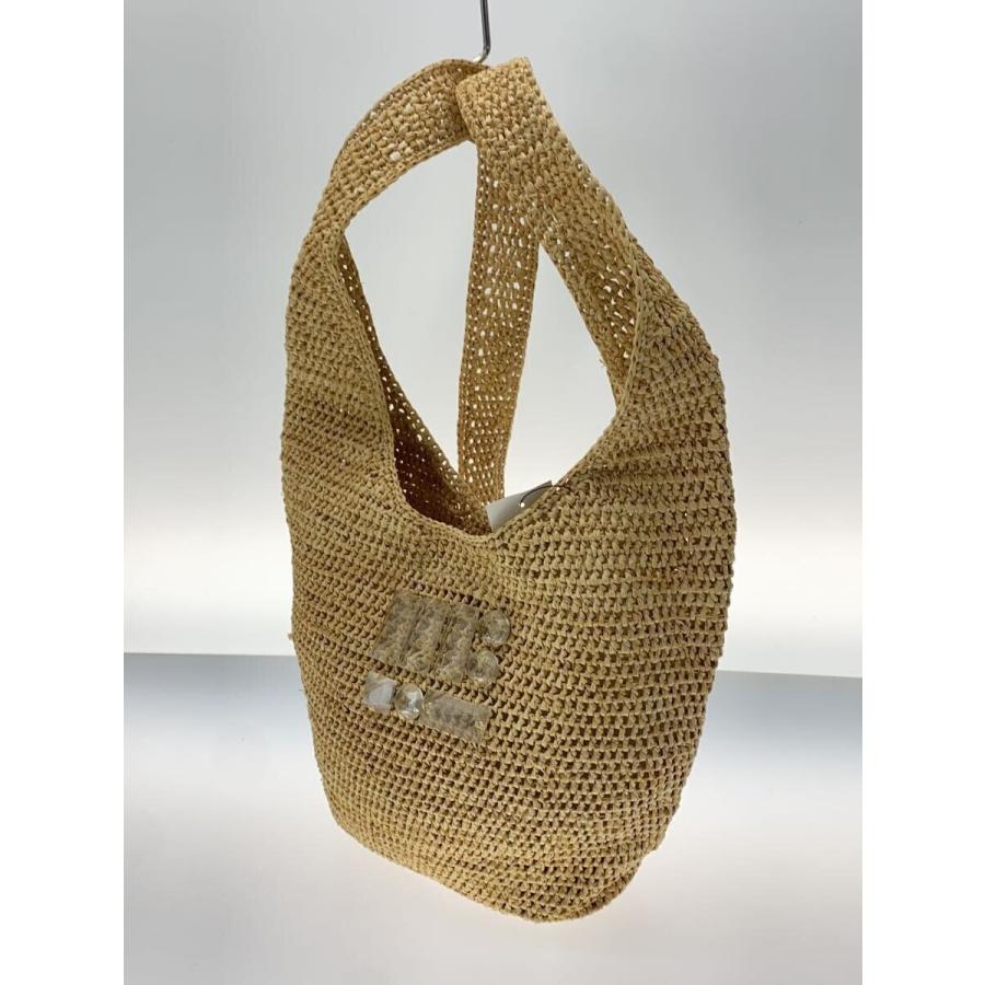 Helen Kaminski◇ショルダーバッグ/ラフィア/ワンショルダー/BEG