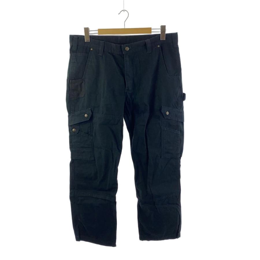 Carhartt ペインターパンツ デニム カーゴパンツ ブラック Carhartt◇ダブルニー/ペインター/カーゴパンツ/38/コットン/BLK/無地