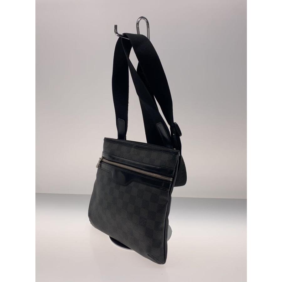 LOUIS VUITTON◇トマス_ダミエ・グラフィット/PVC/BLK ルイ ヴィトン 