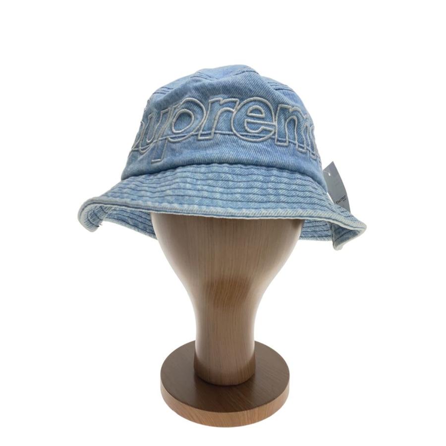 Supreme◇23ss/OUTLINE CRUSER HAT/バケットハット/--/デニム/IDG/無地