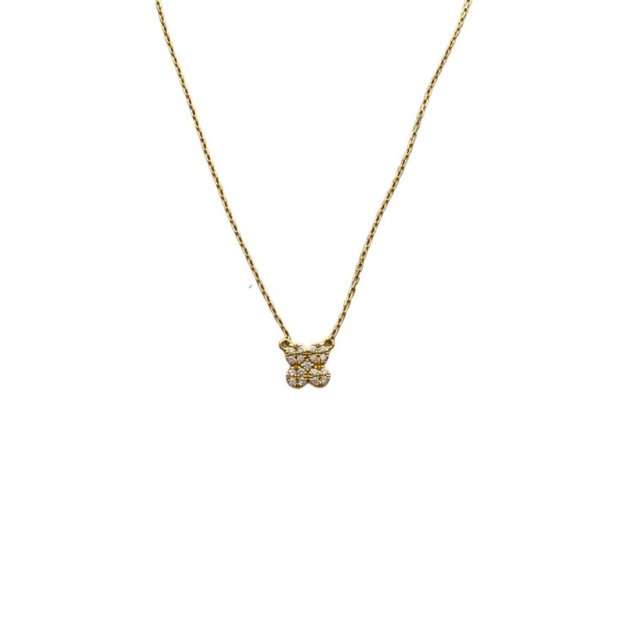 ★★トコ ★★ AHKAH ネックレス AHKAH◇AU750/1.2g/ネックレス/--/GLD/トップ有/レディース
