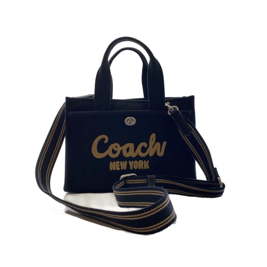 COACH ショルダーバッグ カーゴトート 26 2WAY タグ付き未使用 COACH◇カーゴ・トート26/キャンバス/BLK// : セカンドストリートYahoo