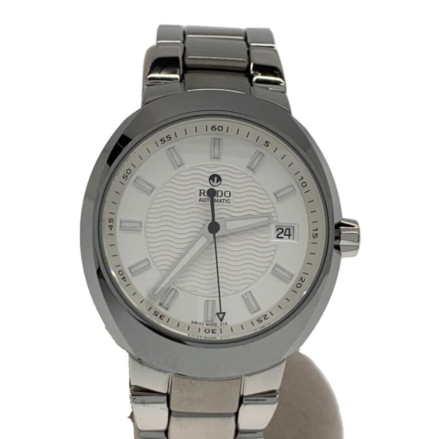 RADO◇自動巻腕時計/アナログ/チタン/WHT/658.0946.3/20250513日差+2