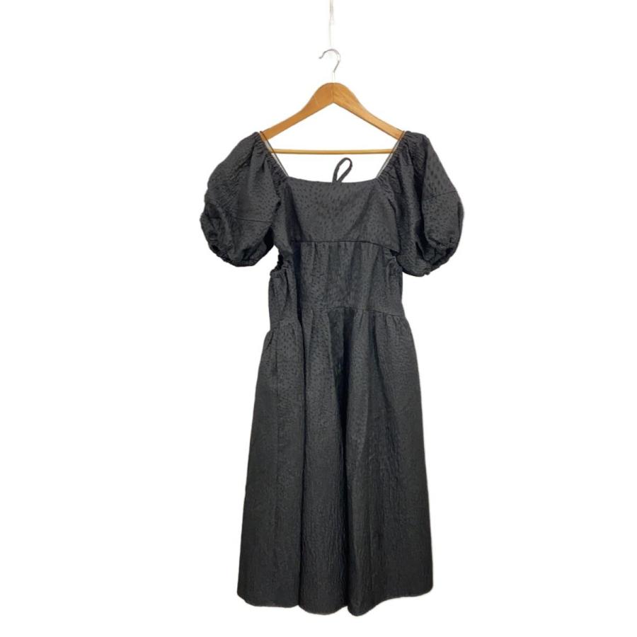 MAISON SPECIAL◇2way Paff Jacquard Onepiece/FREE/ポリエステル/BLK