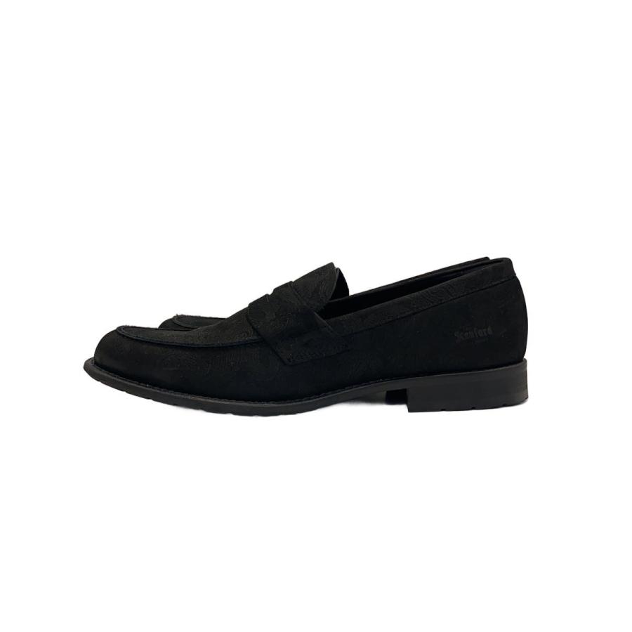 kenford ペイズリーローファー26㌢ KENFORD◇コインローファー/ペイズリー/26.5cm/BLK/レザー/K039BY