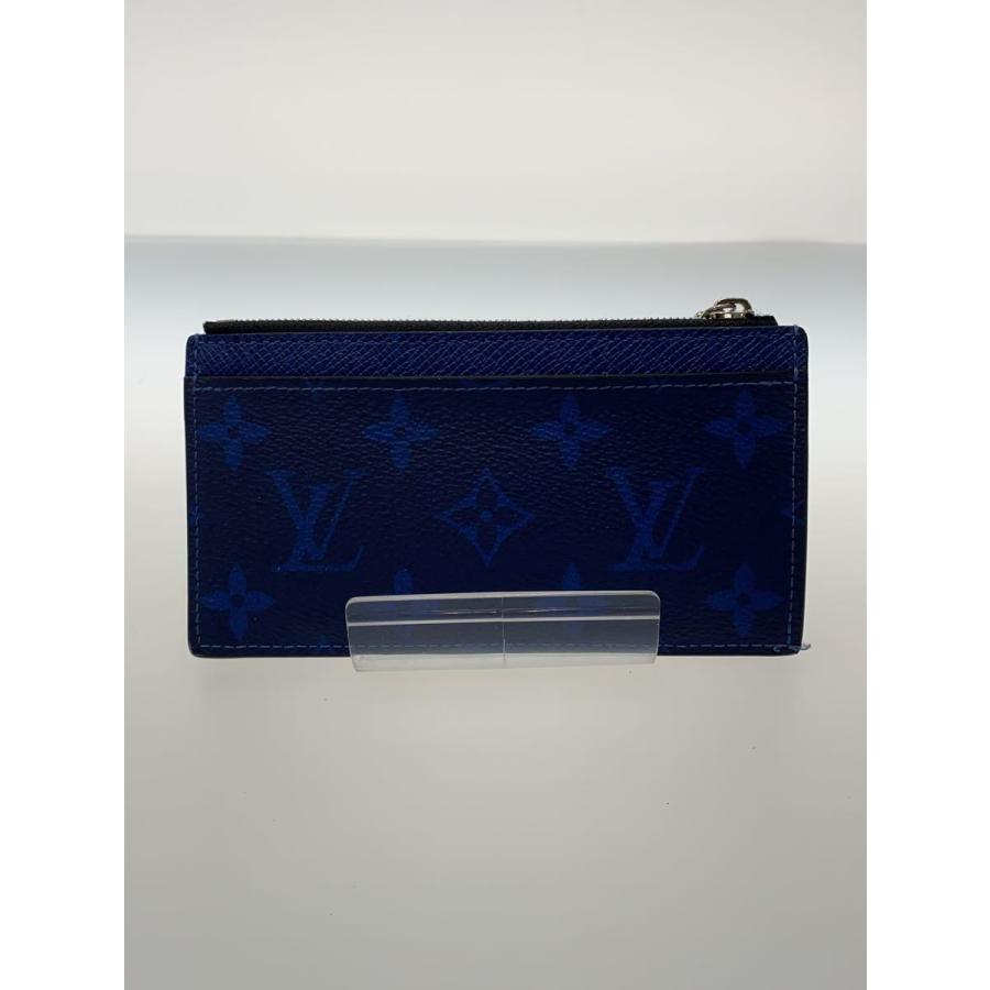 まとめ買い歓迎 LOUIS VUITTON◆コインカード・ホルダー_タイガラマ_NVY/PVC/BLU/モノグラム/メンズ