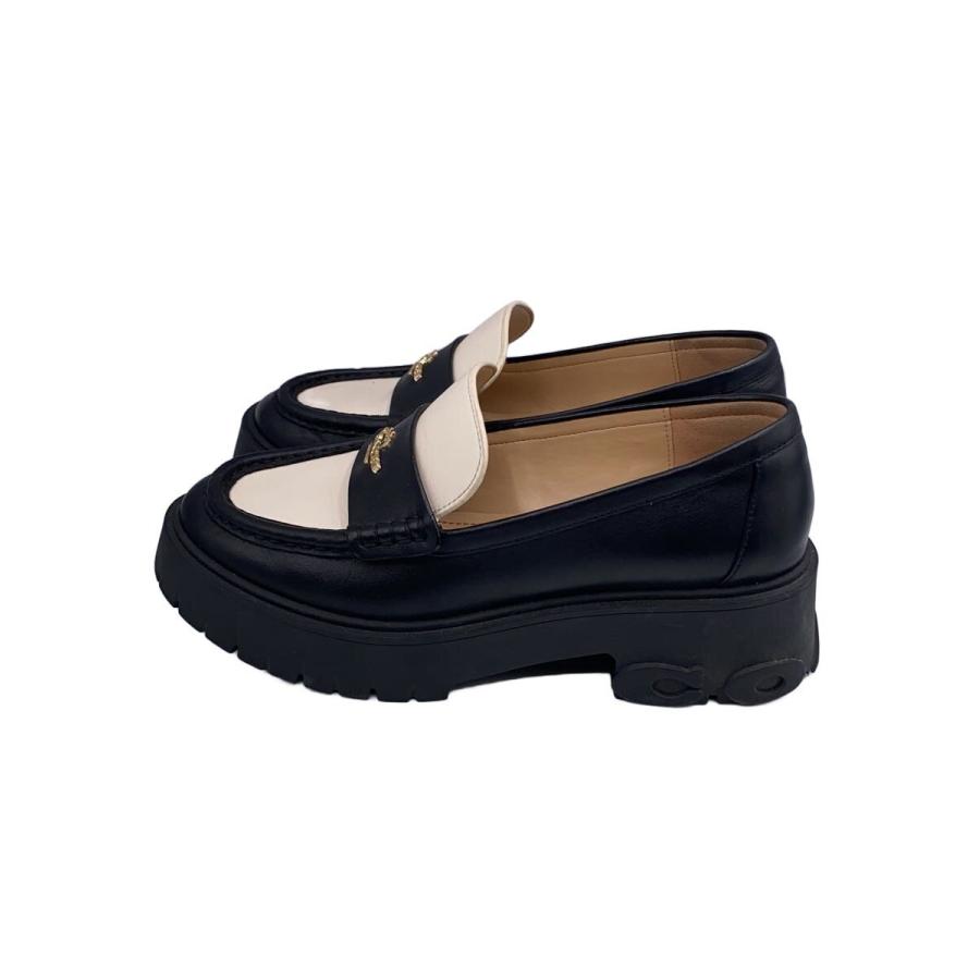 COACH◇ルーシーローファー/6.5/BLK/CP847/スレ有 : セカンド