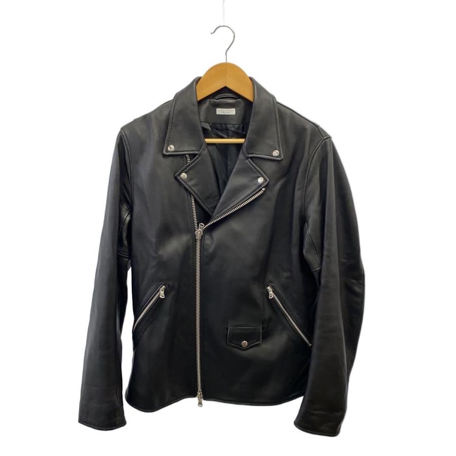 美品■ビューティーアンドユース　ユナイテッドアローズ　ライダースジャケット　羊革 BEAUTY&YOUTH UNITED ARROWS - BEAUTY&YOUTH羊革レザーダブル