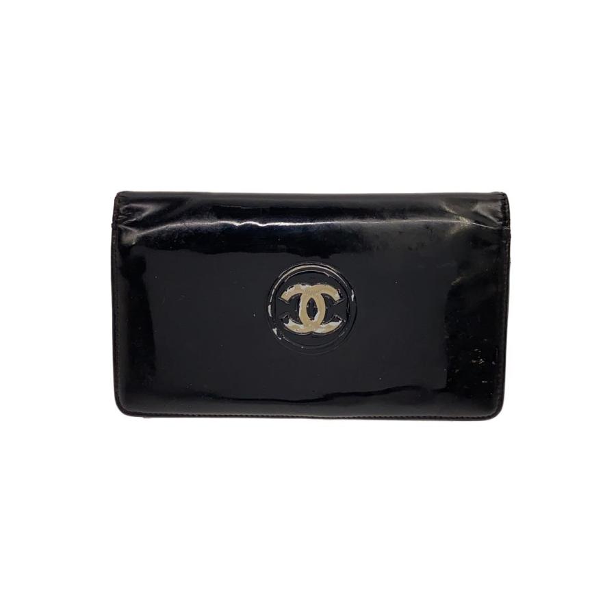 CHANEL◇長財布/エナメル/BLK/メンズ// : セカンドストリートYahoo!店
