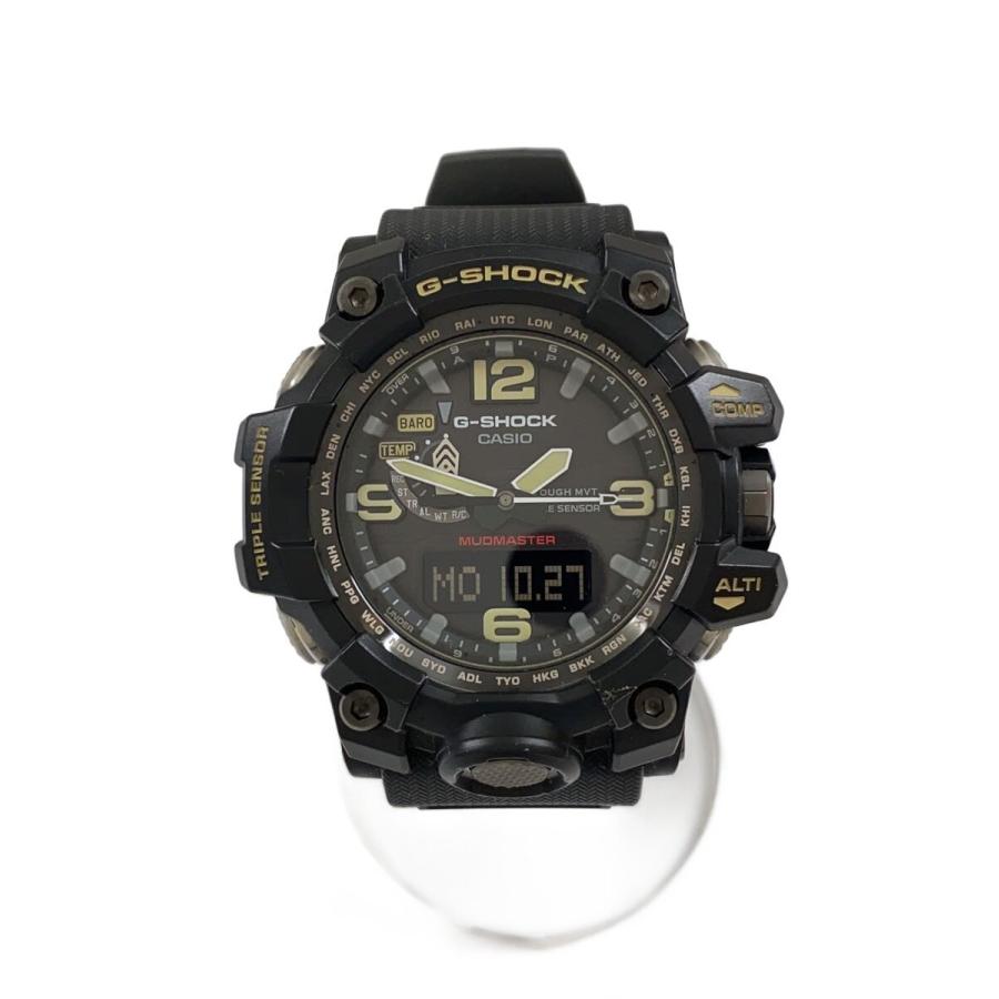 CASIO◇ソーラー腕時計・G-SHOCK/デジタル/ラバー/BLK 【公式通販】
