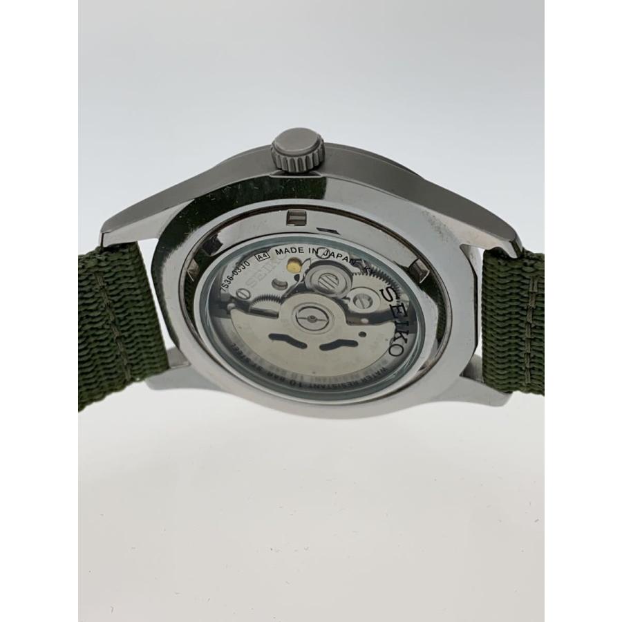 SEIKO◇自動巻腕時計/アナログ/GRN/GRN/7S36-03J0/SEIKO 5 SPORTS