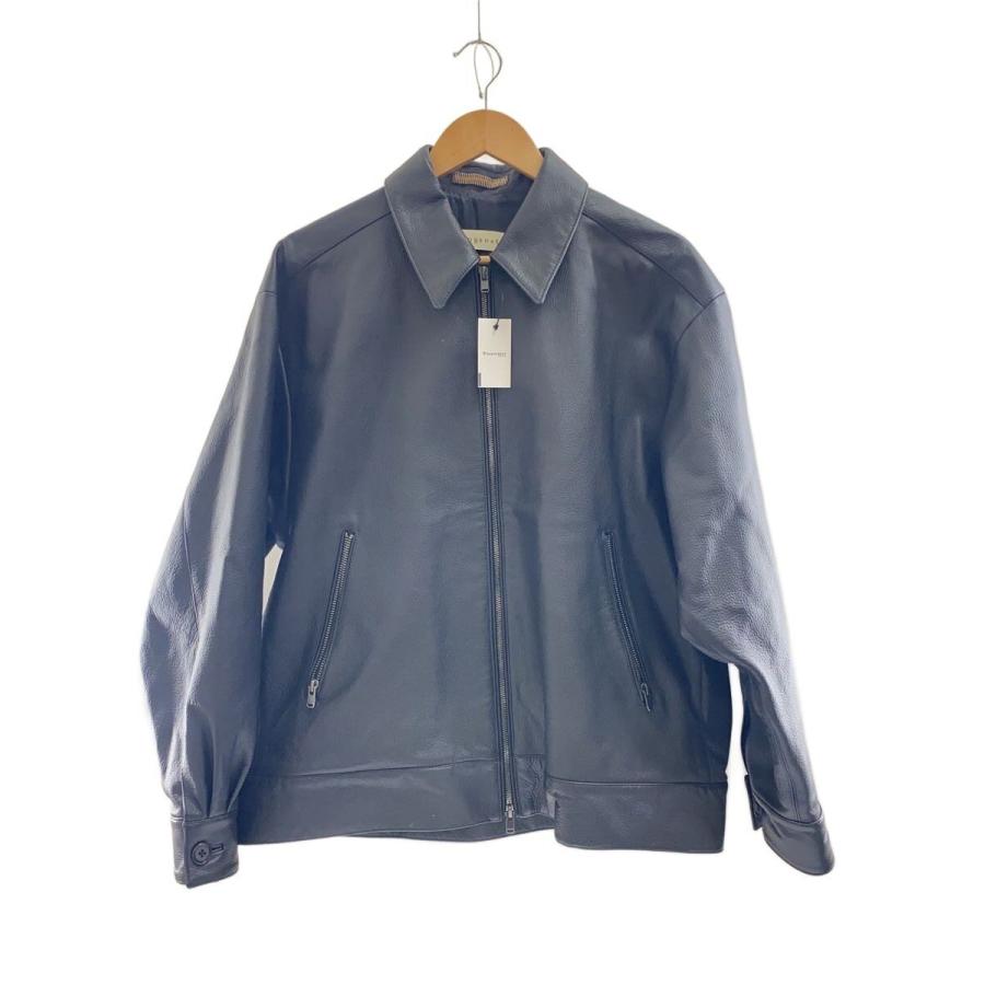 【未使用品】tangenet Jaketsu テーラードジャケット TANGENET/レザージャケット・ブルゾン/L/牛革/BLK/TRACKER : セカンド