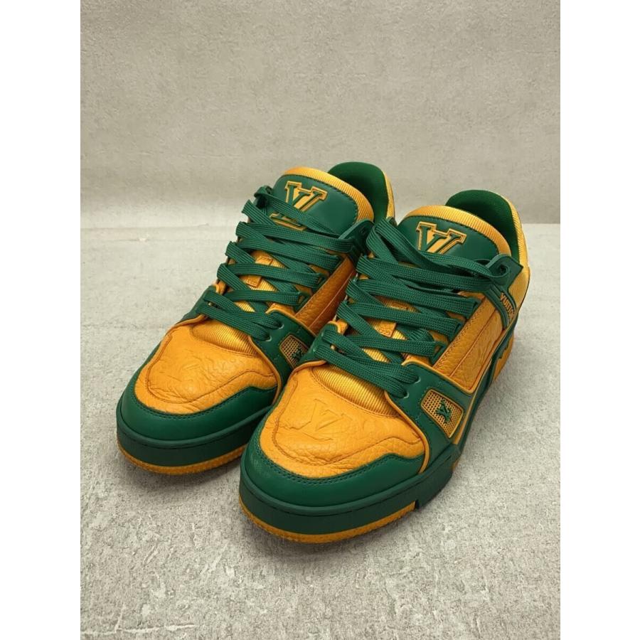 ⭐️美品⭐ルイヴィトン LV トレイナーライン モノグラム オレンジ 緑 28cm ⭐️美品⭐ルイヴィトン LV トレイナーライン モノグラム