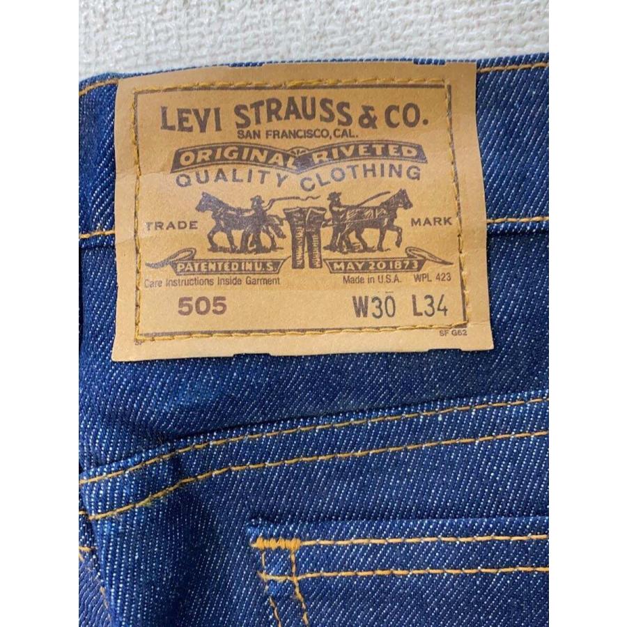 Levi's◇リジッド/505/USA製/90s/オレンジタブ/ボタン裏575/30x34