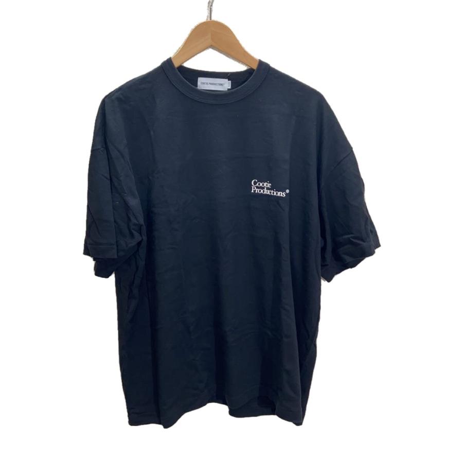 COOTIE◇C/R Smooth Jersey S/S Tee/M/コットン/BLK/プリント