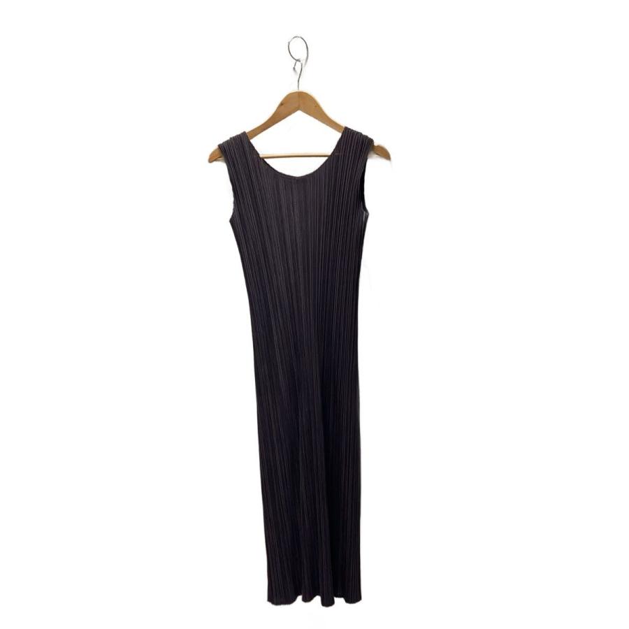 PLEATS PLEASE ISSEY MIYAKE◇ノースリーブワンピース/4/ポリエステル
