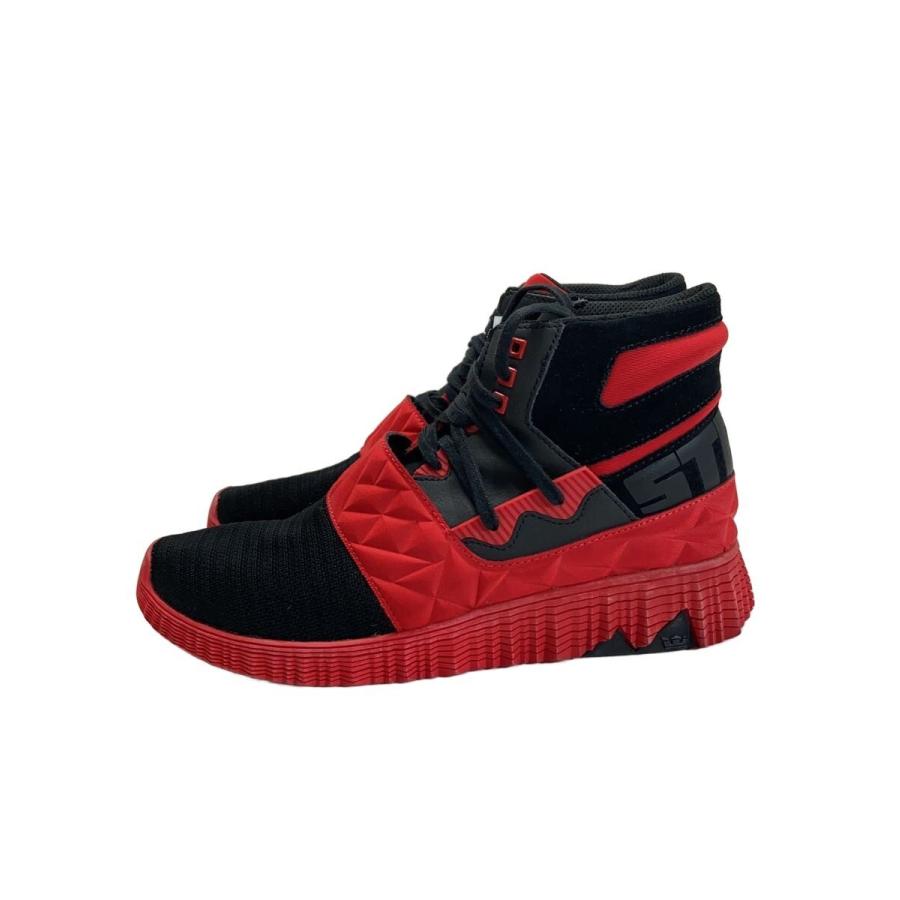SUPRA◇×ZEEBRA/ハイカットスニーカー/27.5cm/RED/06415-604-M