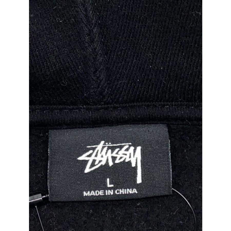 STUSSY◆パーカー/L/コットン/ブラック/z4000szs17/ジップパーカー/フーディー｜ssol-shopping｜03