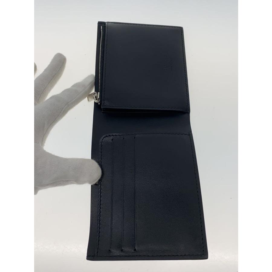 JIL SANDER◇2つ折り財布/レザー/BLK/メンズ : セカンドストリート