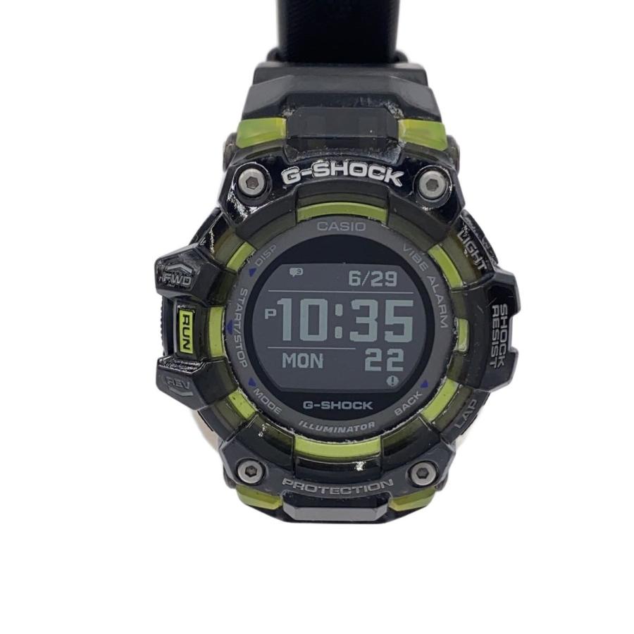 CASIO◇クォーツ腕時計_G-SHOCK/デジタル/ラバー/BLK/BLK/SS