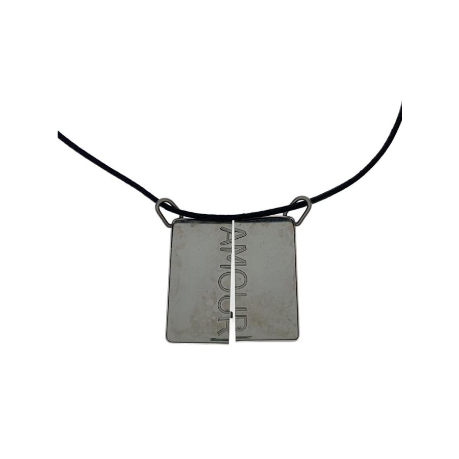 HERMES◇ネックレス/--/SLV/トップ有/メンズ/ペアペンダントネックレス 