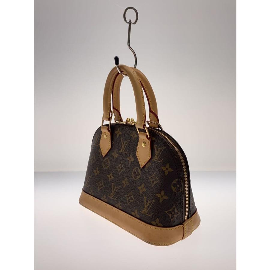LOUIS VUITTON◇アルマBB_モノグラム・キャンバス/レザー/BRW/総柄
