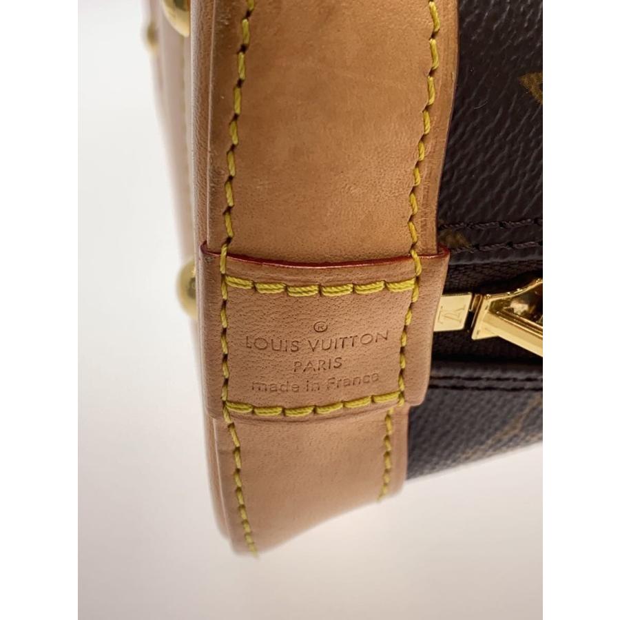 LOUIS VUITTON◇アルマBB_モノグラム・キャンバス/レザー/BRW/総柄