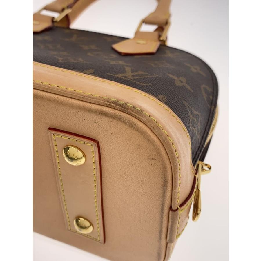 LOUIS VUITTON◇アルマBB_モノグラム・キャンバス/レザー/BRW/総柄