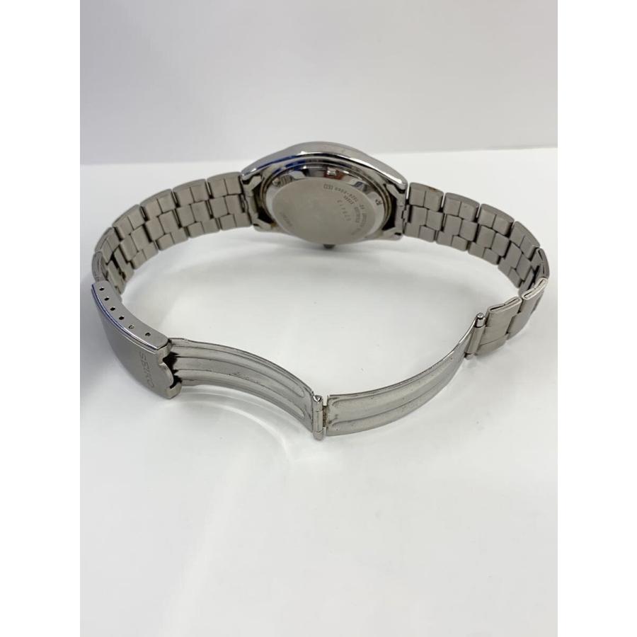 SEIKO◇SEIKO 5/自動巻腕時計/アナログ/ステンレス/BLK/SLV/7S26-0060