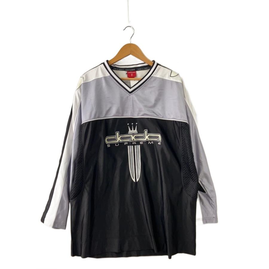 90s/ホッケーシャツ/DADA SUPREME/長袖Tシャツ/XL/ポリエステル/SLV