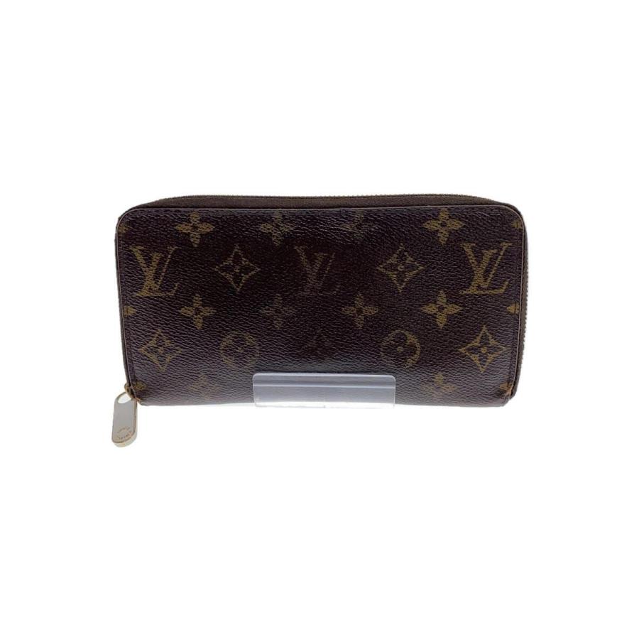 LOUIS VUITTON◇2)ジッピー・ウォレット_モノグラム・キャンバス_BRW_