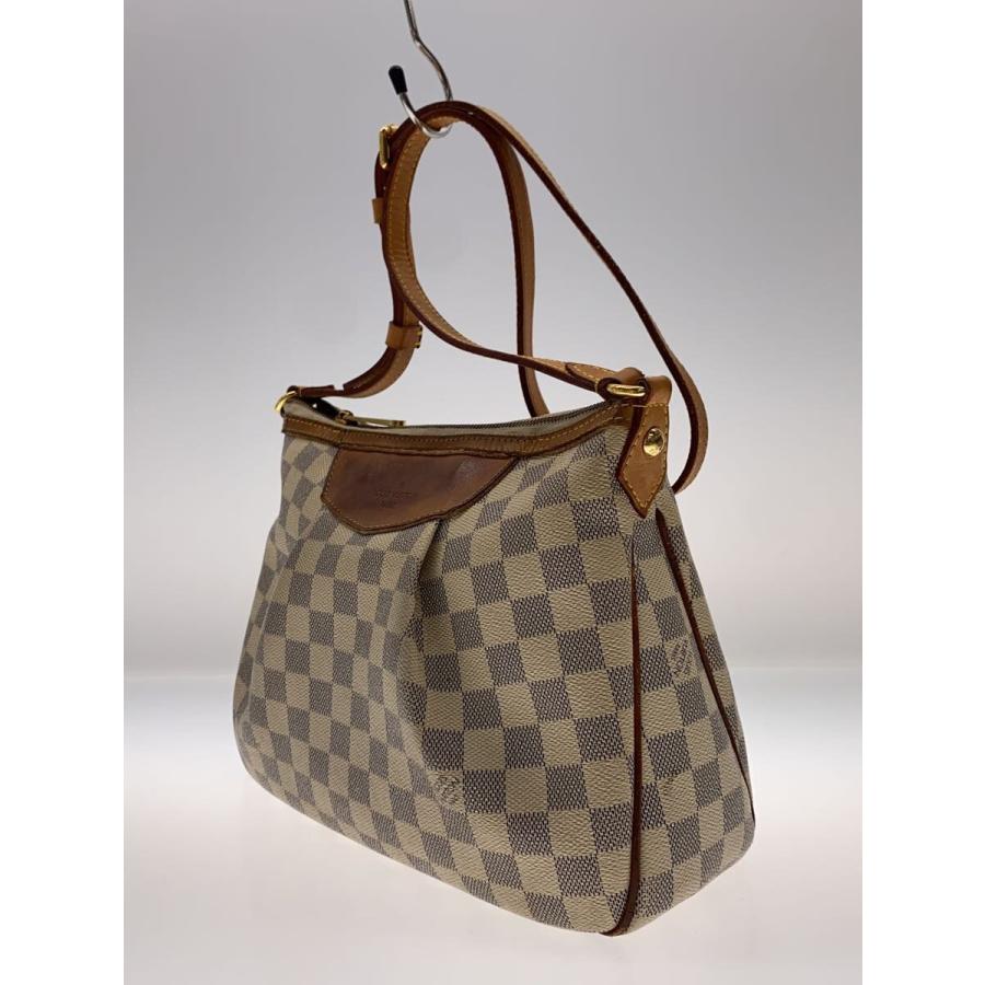 LOUIS VUITTON◇シラクーサPM_ダミエ・アズール_WHT/PVC/WHT アズール
