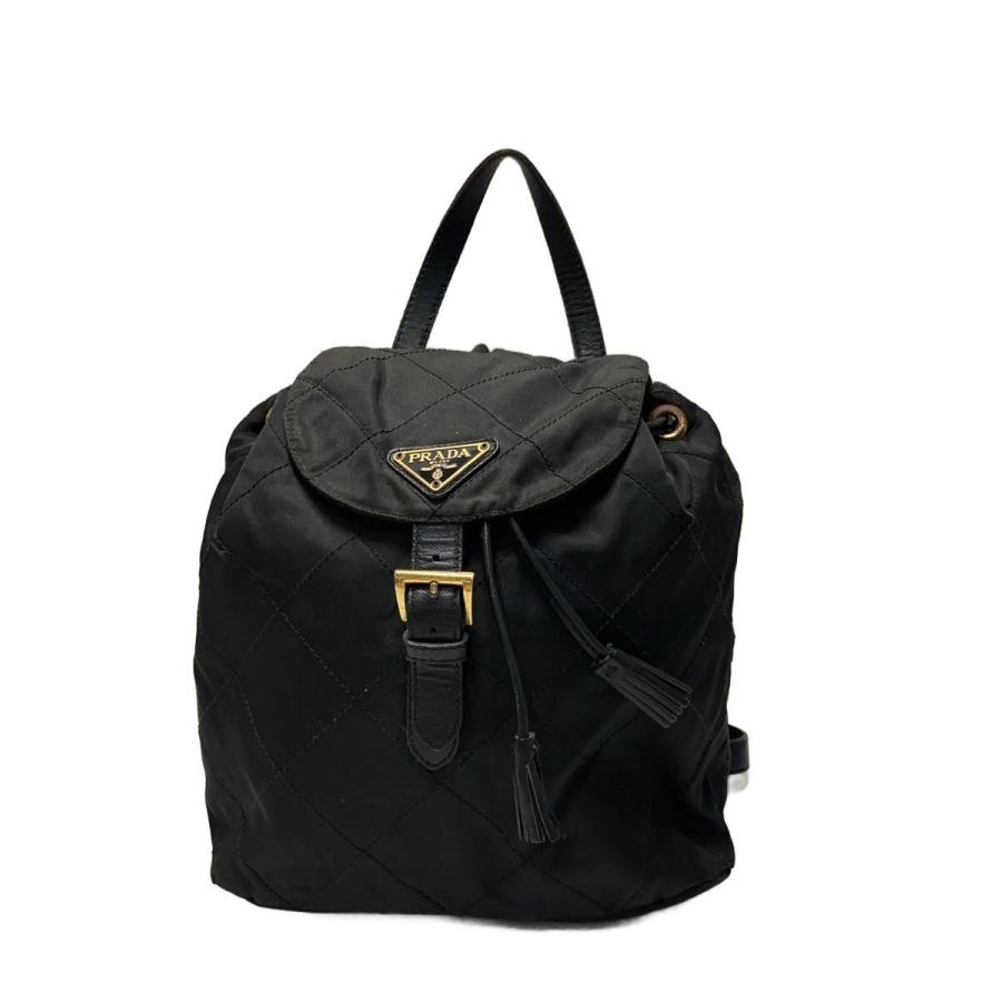 PRADA◇リュック/ナイロン/BLK : セカンドストリートYahoo!店 - 通販
