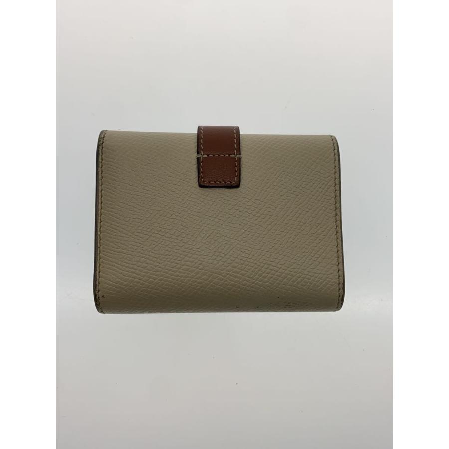 極上美品⭐️CELINE セリーヌ スモールストラップウォレット 財布 CELINE◇スモールストラップウォレット/2つ折り財布/レザー/BEG