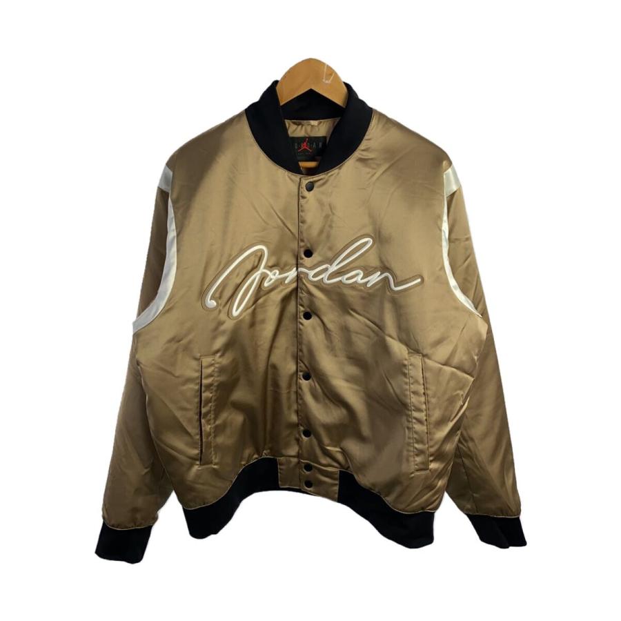 NIKE◇スタジャン/L/ポリエステル/BRW/HF9297-257 : セカンド