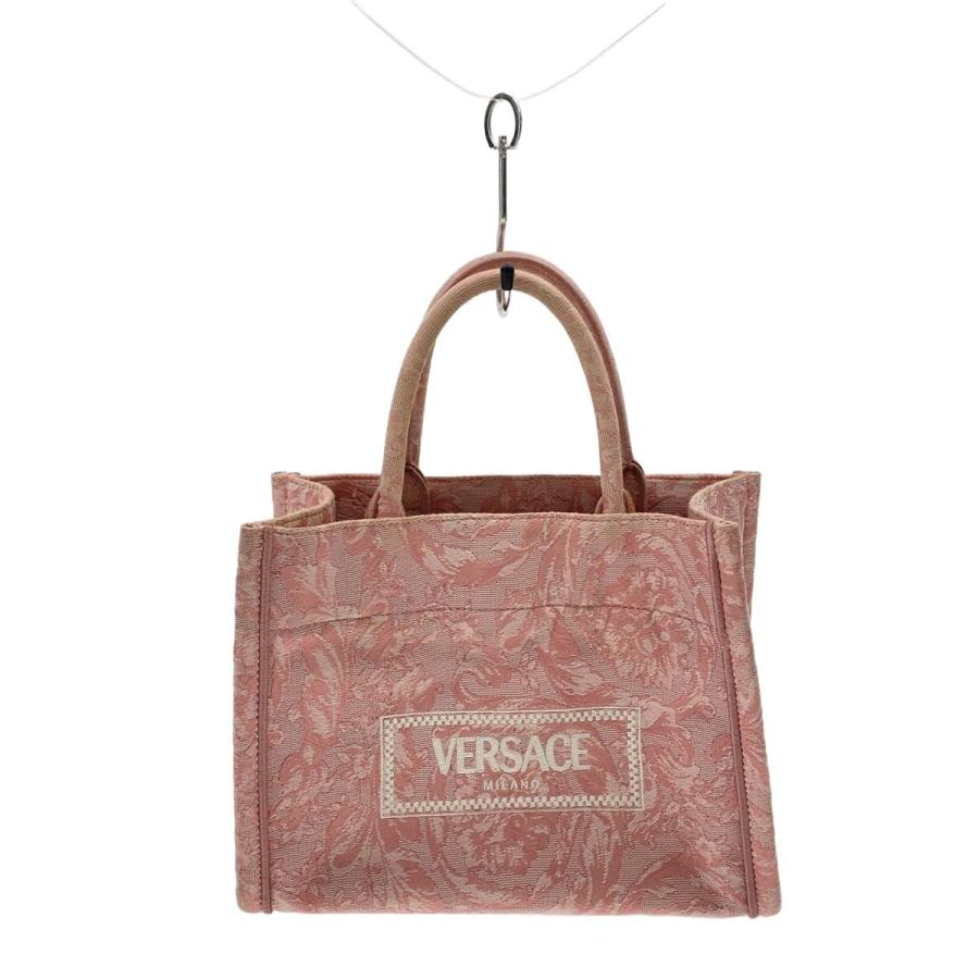 VERSACEバロッコ　 アテナ　トートバッグ ショルダーバッグ VERSACE◇バロッコ アテナ/ショルダーバッグ/トートバッグ/--/PNK/総柄