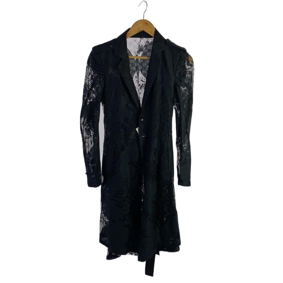 ジャケット・アウター kikirara kiryuyrik◇Triming Peacked Jacket/S/コットン/BLK/KL-HJ27-903