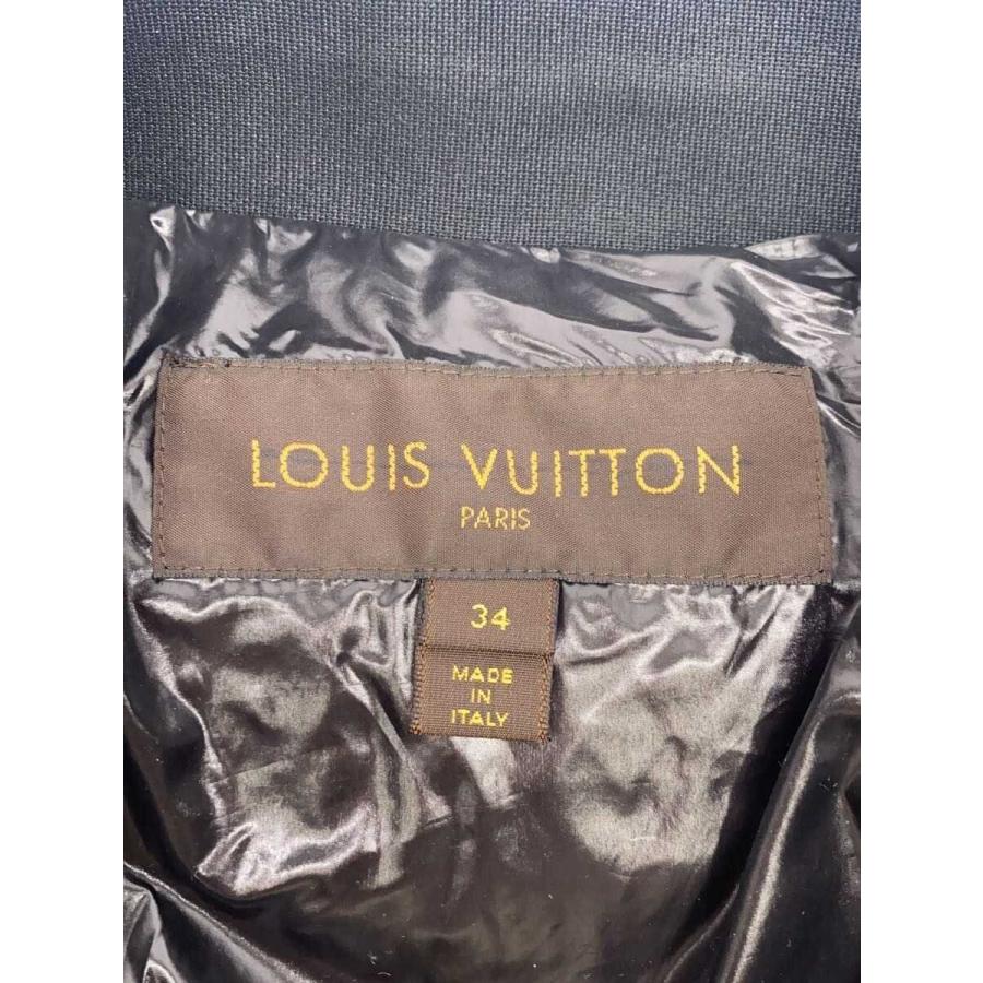 LOUIS VUITTON◆ダウン切替/コート/34/ウール/BLK/FDC057B0Ｆ_2